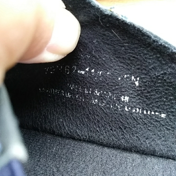 Clarks Leather Slip On Detailed Stitching Mules Clogs Shoes 8N Blue Green - Picture 15 of 16